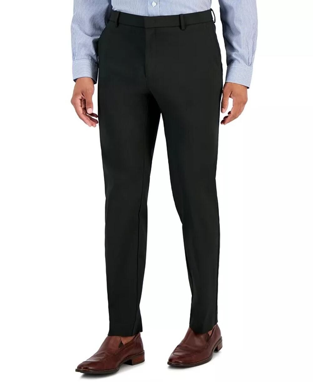 Tommy Hilfiger Men's Dark Olive Stretch Modern TH Flex Dress Pants Size 33x32